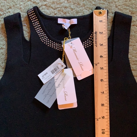 Minnie Rose Studded sweater dress knit Tags removed - Picture 5 of 6